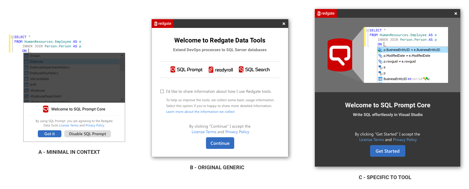 A multivariate experiment designed to optimise the getting started rates